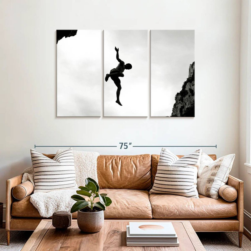 Sireci Extreme Climbing Fall, 36" H x 57" W