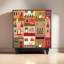 Armoire de rangement simple pour chaussures d'entrée de ville simple 16 paires