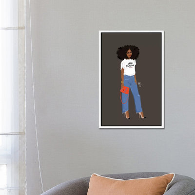 Afro-Parisianer 1 Piece Wall Art on Canvas