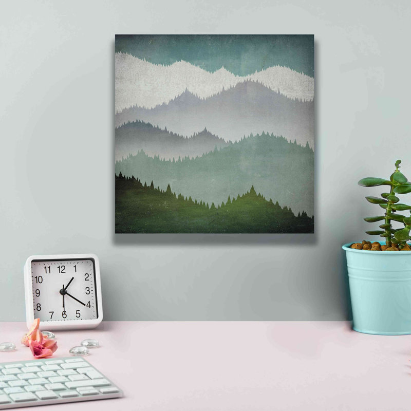 «First Snow» par Ryan Fowler, estampe numérique sur toile, H 12 po x l 12 po