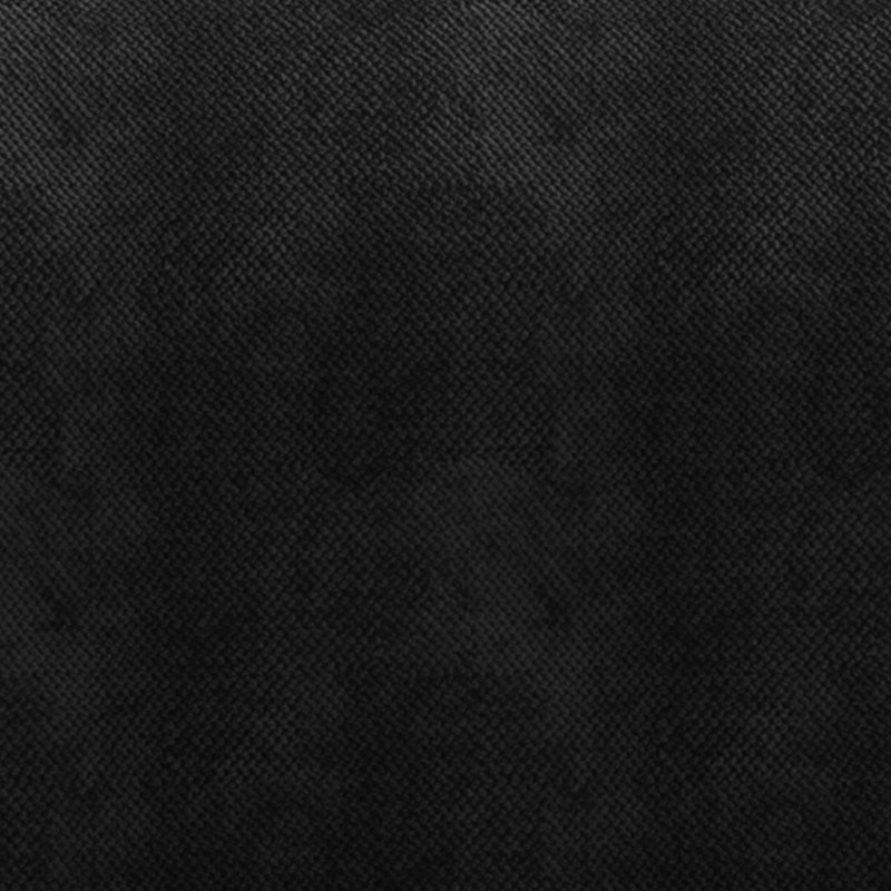 Canapé modulaire sans ossature de 254 cm de large, assise profonde, dossier bas, style moderne, Noir