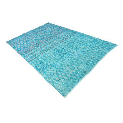 Tapis turquoise 5 x 8 Pulaski