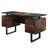 Home Office Computer Desk With Drawers/59 Inch Writing Study Table With Drawers-269302904