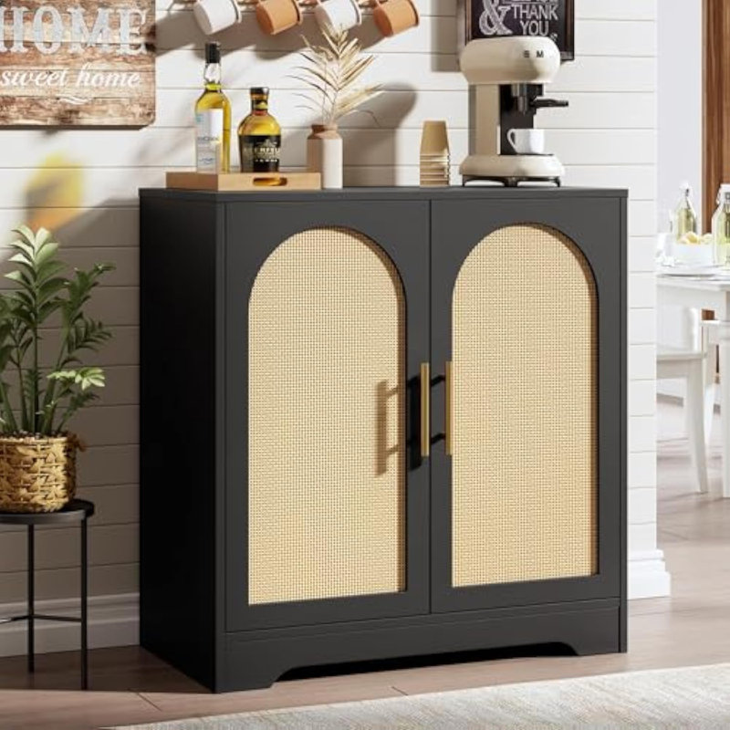 46cm Sideboard, Black