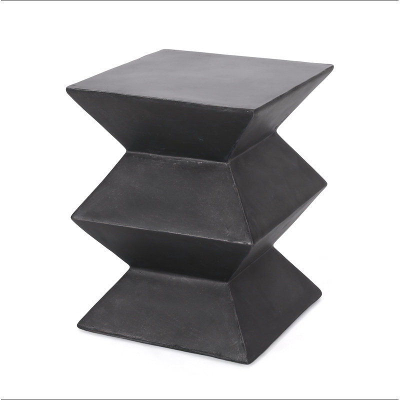 Table d'appoint d'extérieur en béton léger