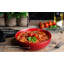  Grande capacité, bol à pâtes, bols à salade, soupe, bols de service, céramique, micro-ondes et lave-vaisselle, ensemble de 4, 40 oz (rouge)-513837060