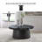 Kyen Solid Wood Top Single Coffee Table