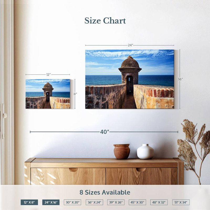 Castillo San Cristobal Sentry, H 16 po x l 24 po