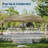 10x20 FT Heavy Duty Pop Up Canopy Tent, One Person Setup Commercial Shelter for Events, Parties, Camping, Brown-125310127