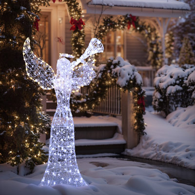 Décoration de Noël d'extérieur 5 pi avec trompette
