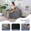 Pouf de compression de 35 pouces, fauteuil rembourré en fausse fourrure avec coussins-917549681-933110297