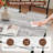 Rectangular Kitchen Dining Table Set With 4 Chairs-1833279621