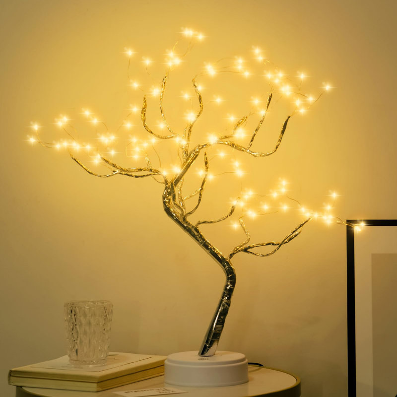 20" Tabletop Bonsai Tree 108 Led Light