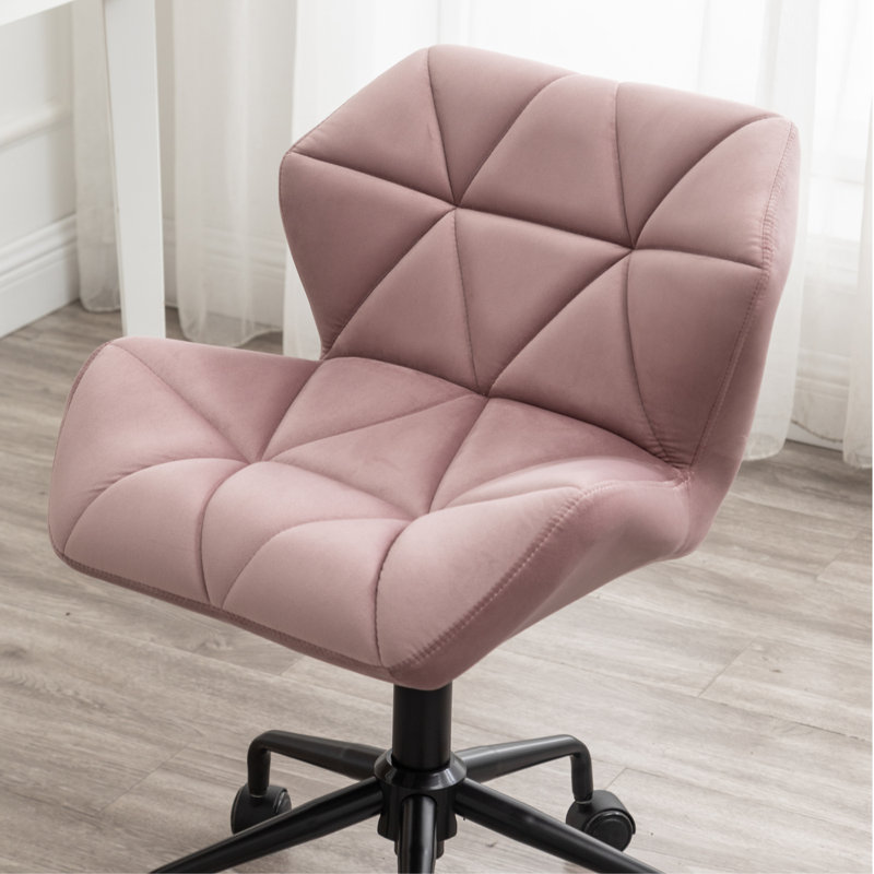 Chaise de bureau pivotante Eldon, Mauve