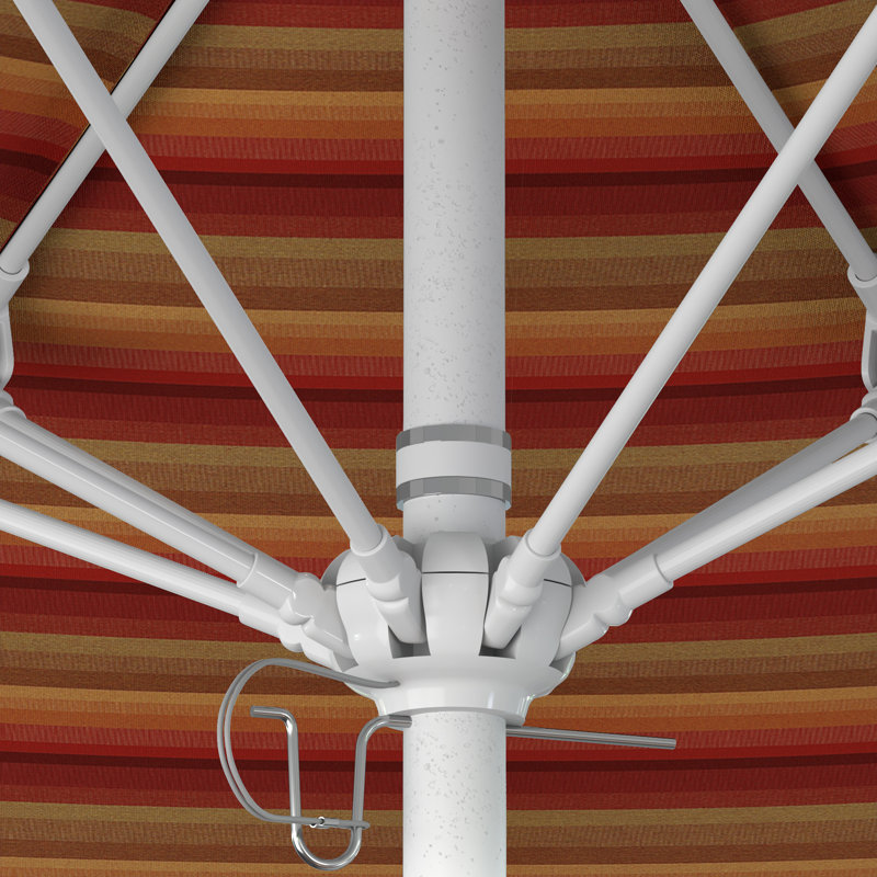 Parasol de marché 90 po Sunbrella, Sunbrella® Astoria Sunset, Blanc mat