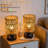 Rechargeable Table Lamp With Hand-Woven Vintage Lampshade, Portable Cordless Touch Desk Light With 3 Brightness Levels, Wireless Battery Powered For Indoor And Outdoor Use, 2-Piece Set