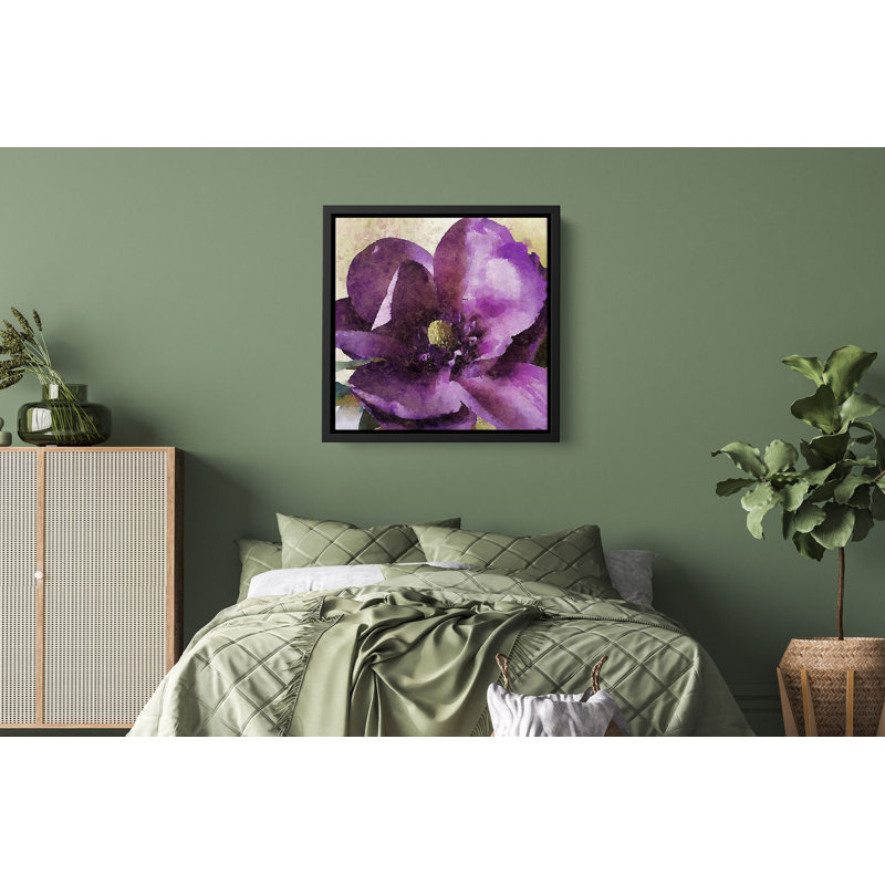 «Purple Spring Rhapsody 4 I» par Irena Orlov, impression sur toile pourpre Fine Art Gallery, H 14 po x l 14 po x P 2 po