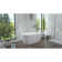 Enigma 47 in. L x 27-1/2 in. W x 22-7/8 in. H Freestanding Acrylic Bathtub