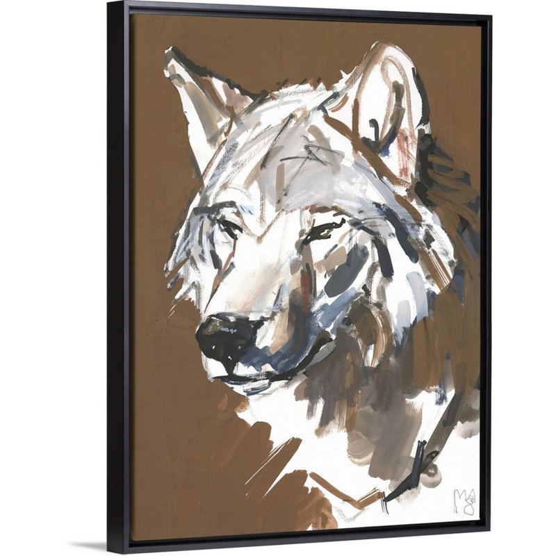 «Big Bad, 2018» par Mark Adlington, reproduction d'art sur toile, Cadre flottant noir, H 18 po x l 14 po x P 1,75 po