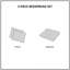 Ensemble de couvre-lit réversible 3 pièces kaki double / grand-119417154-119417153