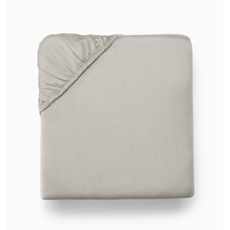 Carlotta Fitted Sheet, Full Fitted Sheet, Gray
