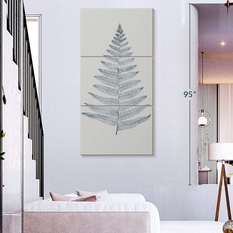 Botanica Minimalistica White, 62" H x 30" W