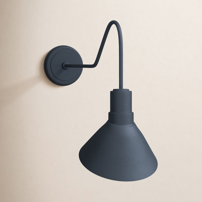 Luminaire de grange d'extérieur à 1 ampoule H 13,75 po Finale