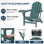 Chaise Adirondack pliante Garbani-640228421
