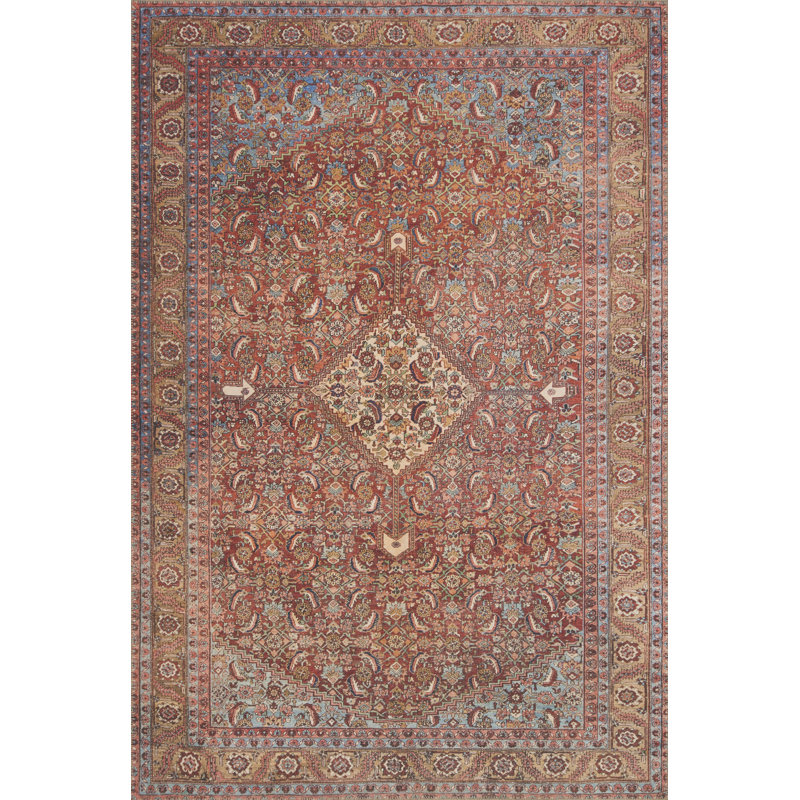 Torvi Hand Hooked Oriental Indoor Rug, Rectangle 2'3" x 3'9"