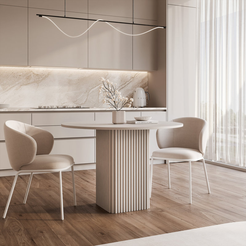 Metal Base Dining Table, kachmir