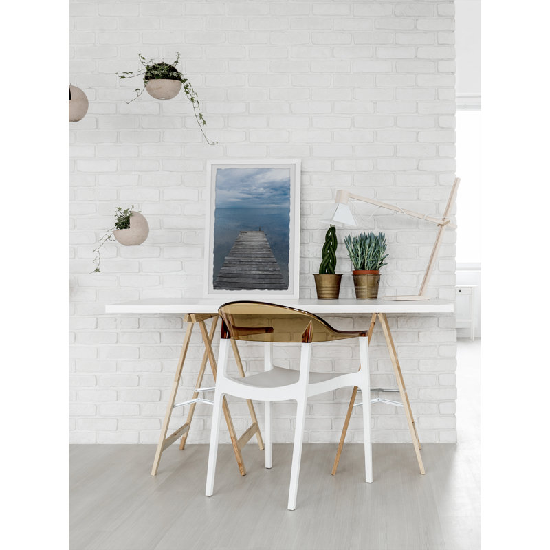 Ocean Blues 1 Piece Single Picture Frame Wall Art, 45cm H x 38cm W x 3.81cm D
