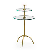 Cosmo Glass End Table