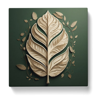 Leaf Art Deco No.4 - Print