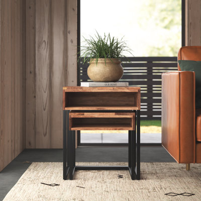 Altheimer Solid Wood Top Nesting Tables