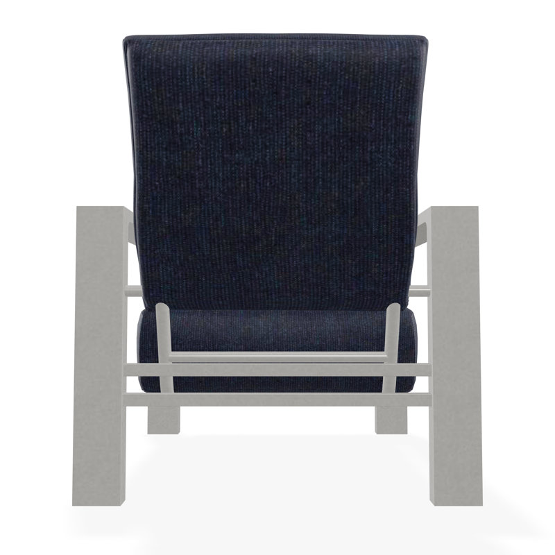 Larssen Deep Seating Cushion Arm Chair, Spectrum Indigo Sunbrella®, Snow