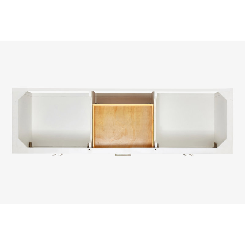 ARIEL Magnolia 72 Double Bathroom Vanity with Top, Rectangular, White