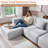 Modern L-Shaped Boneless Modular Compressed Foam Sectional-1645505994
