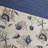 Microfiber Quilt With Pattern, King, Blue Color King Assorted Print Pillows