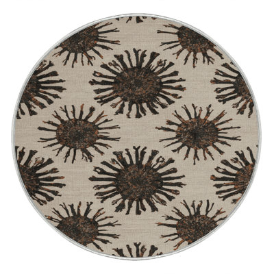 Tapis beige lavable à la machine