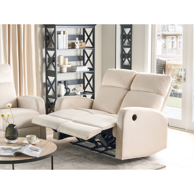 Amyerra 128cm Wide Wall Recliner Standard Recliner, Power - Push Button