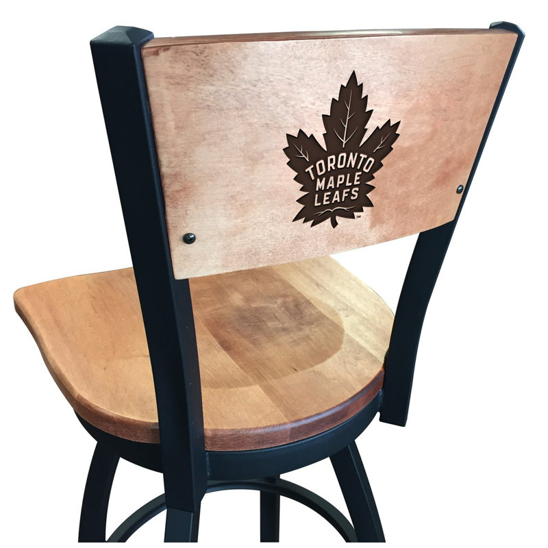 Tabouret de bar pivotant NHL, Érable moyen, Maple Leafs de Toronto