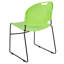 Chaise empilable ultra-compacte avec structure en métal Hercules Series 880 lb.-2055151367-2055151364