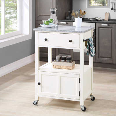Chariot de cuisine Suell - blanc