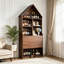Bureau d'artisanat pliant avec tablettes de rangement