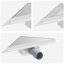  2 In 1 Triangle Shower Drain Silver Stainless Steel 304 Modern Corner