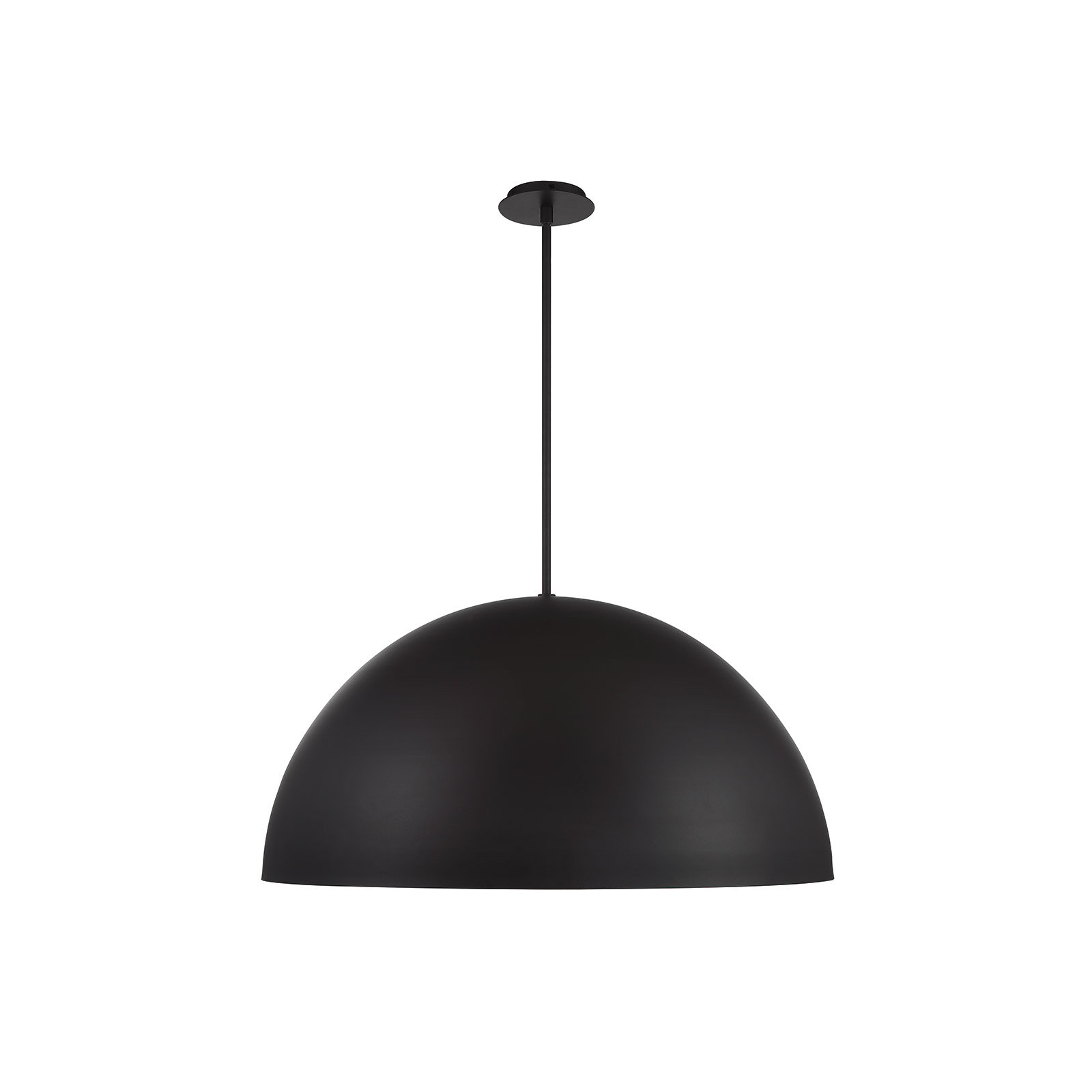 Yolo Single Light Metal Dimmable LED Pendant, Gold, 18" H x 35.5" W x 35.5" D