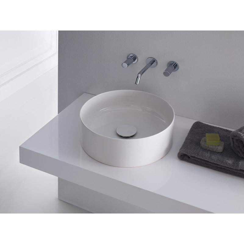 Living City 18.11'' L Bathroom Sink, Without Hole