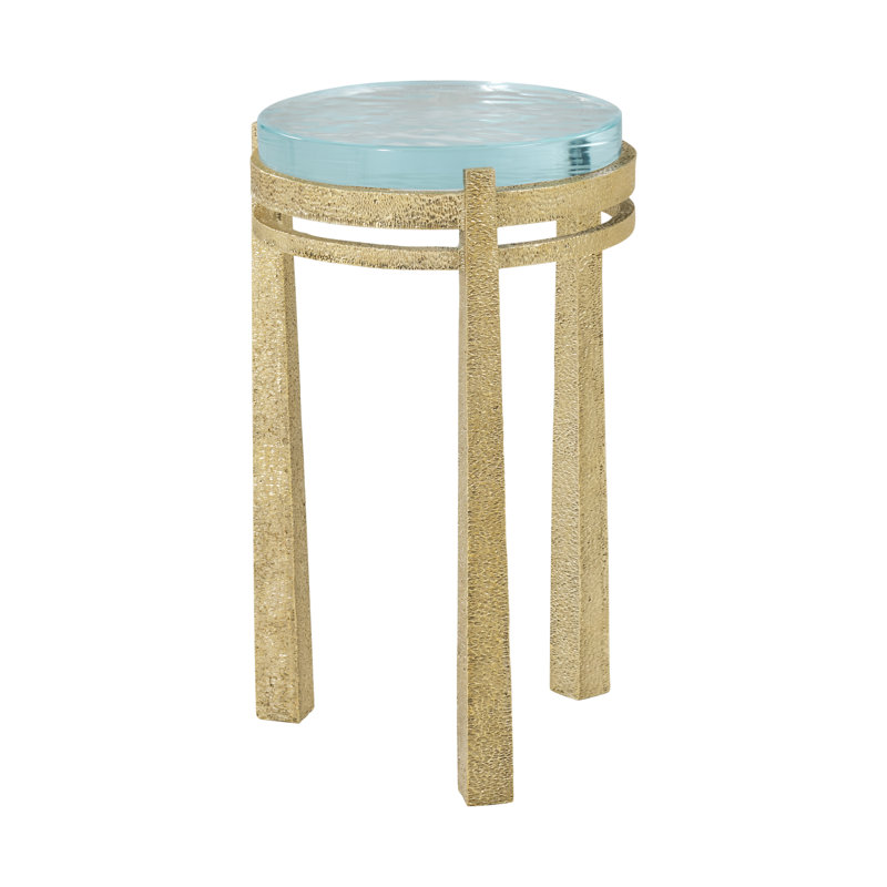 Judith Leiber Couture Glass End Table