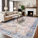 Washable Soft Vintage Rug Fashion Floral Rug For Living Room Dorm Decor