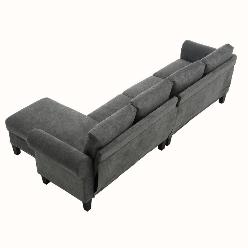 Modern Sofa Convertible Sectional Sofa With Storage,L-Shaped Sofa,Four-Seater Sofa, Sectional Couches For Living Room